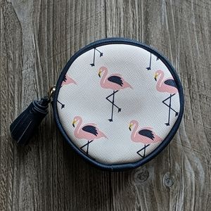 5/$25 Dabney Lee Flamingo Coin Wallet